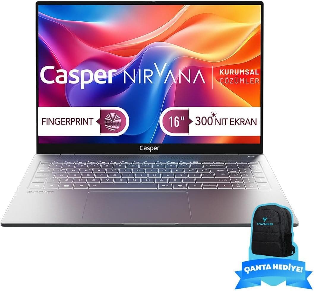 Casper Nirvana S200 300NIT i5-13420H 16GB DDR5 RAM 1TB SSD W11P S200.1342-BF00R-G-F-CANEX16