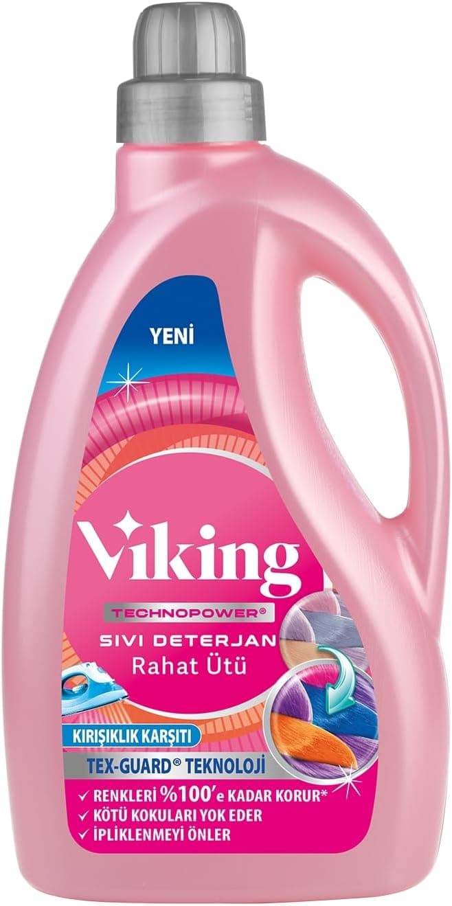 Viking Technopower Sıvı Çamaşır Deterjanı Rahat Ütü 2.7 Lt