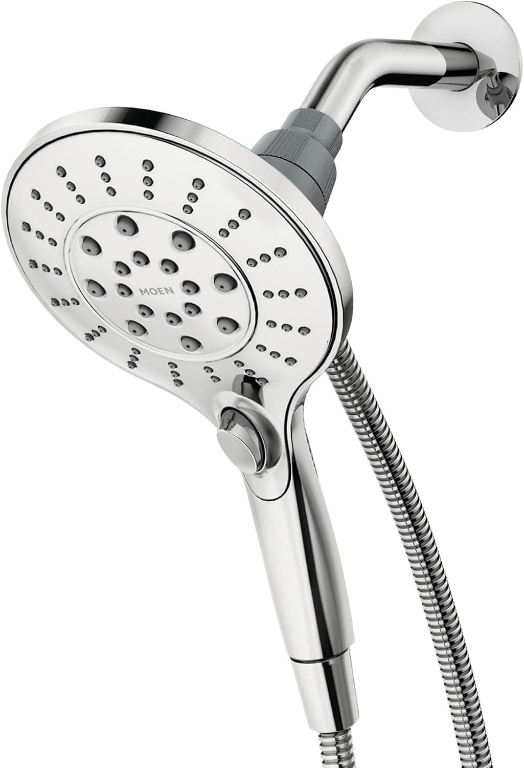 MOEN 26112 Engage Magnetix Altı İşlevli 5,5 İnç Manyetik Yerleştirme Sistemli El Duş Başlığı, Krom, 1 Adet
