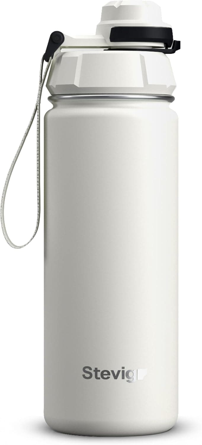Stevig 1 Hand Leak-Proof Sızdırmaz Çelik Termos 500 Ml Star Whıte ST-220