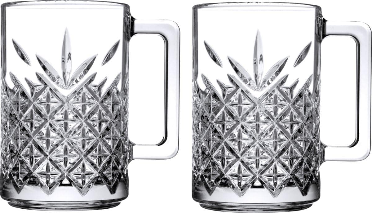 PAŞABAHÇE Timeless Fincan/Kupa 310 cc T Damla Logo (K) 2li Kutudadır