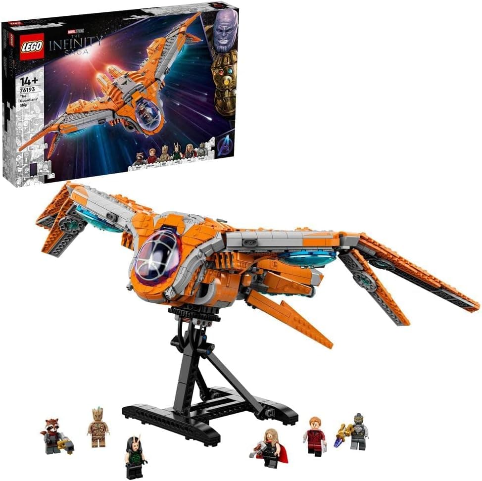 LEGO Marvel Koruyucuların Gemisi 76193-14 Yaş ve Üzeri Süper Kahraman Sevenler İçin Yaratıcı Oyuncak Yapım Seti (1902 Parça)