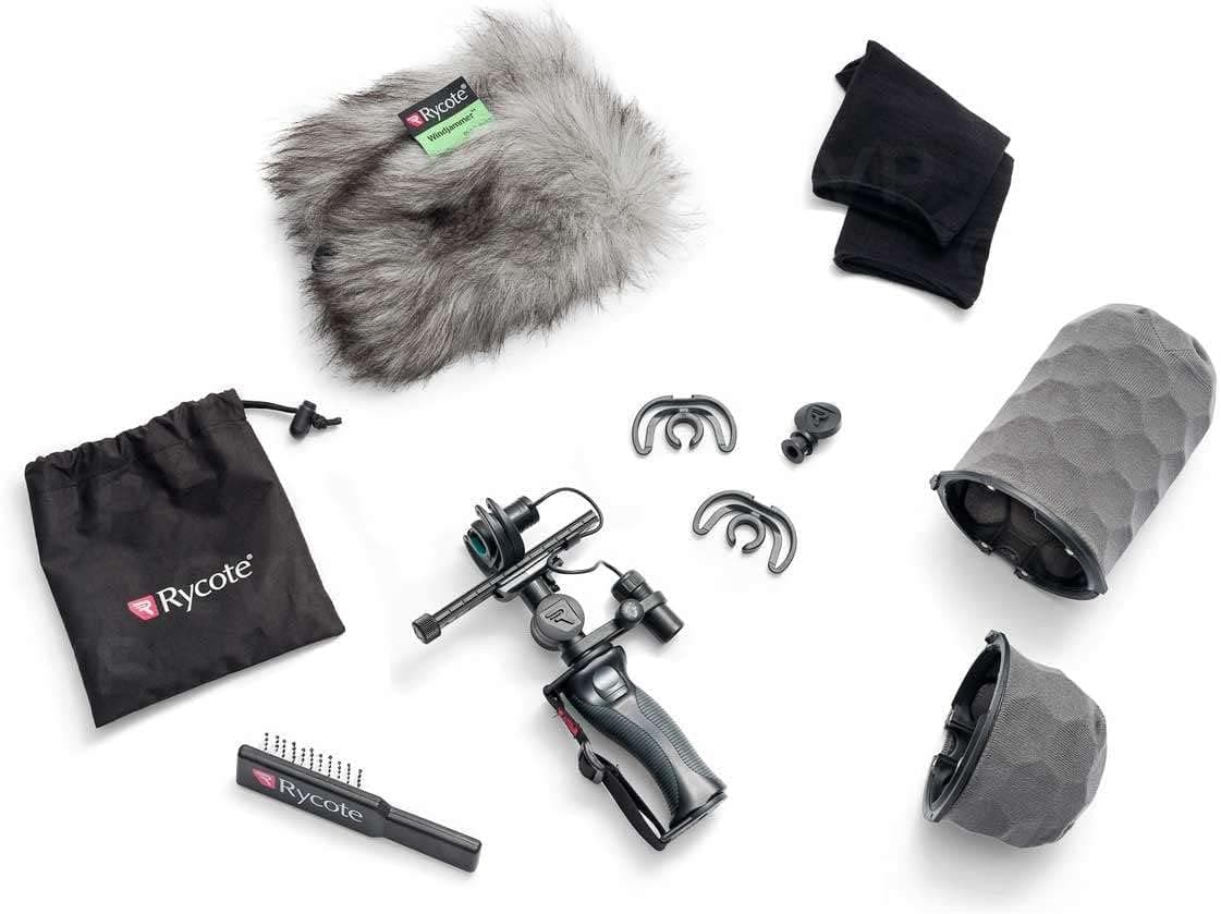 Rycote 086303 8" Uzunluğa Kadar Mikrofonlar İçin Rycote Nano Shield Rüzgar Koruyucu Kit Ns3-Cb