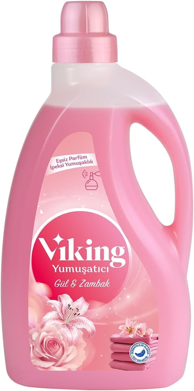 Viking Çamaşır Yumuşatıcısı Gül&Zambak 3 Litre