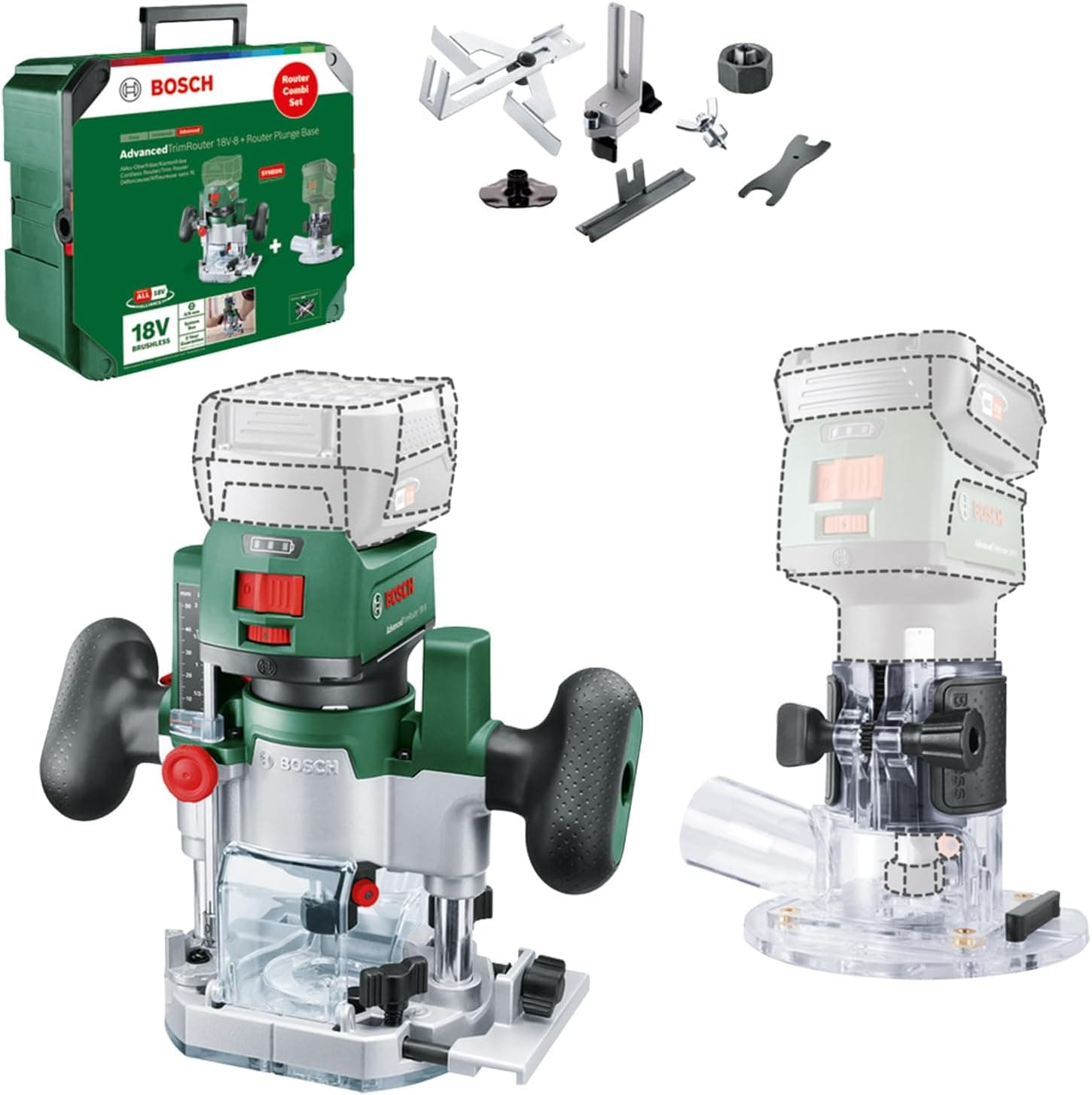 Bosch AdvancedTrimRouter Kombi Set (Solo)