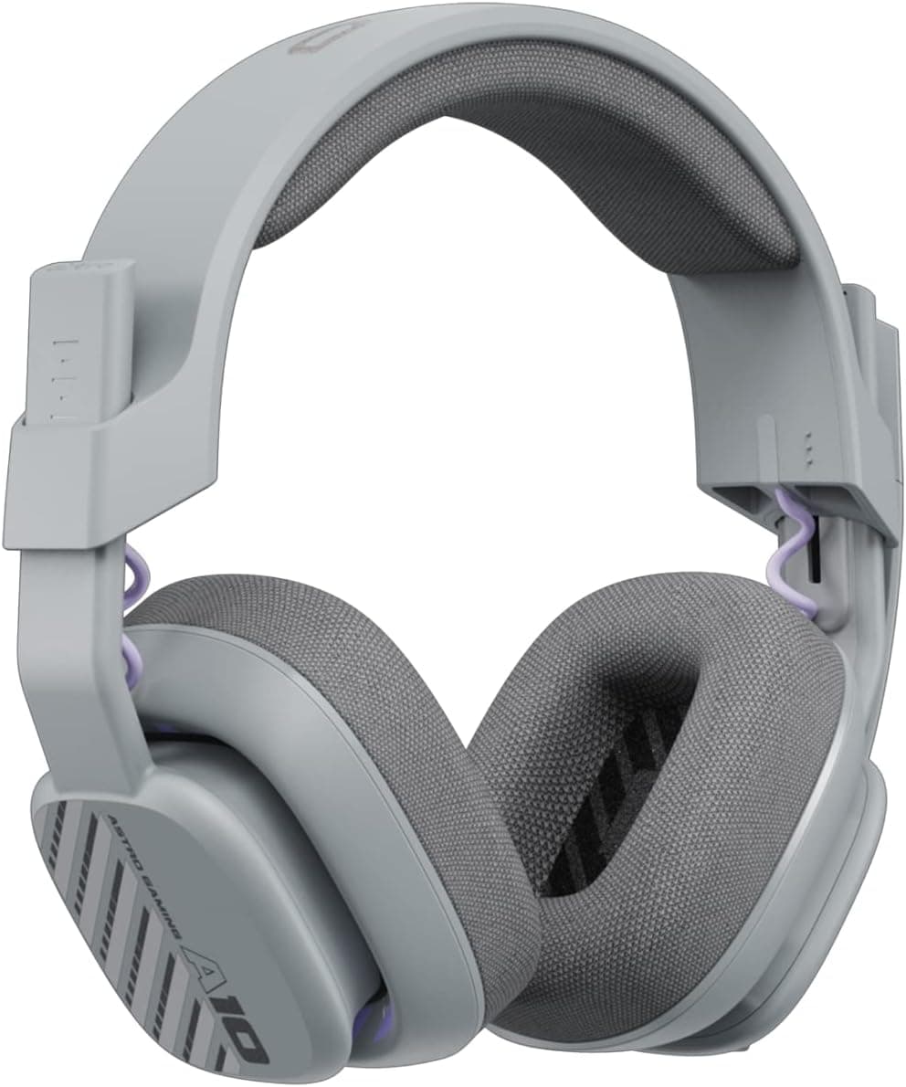 Logitech ASTRO A10 Oyun Kulaklığı Gen 2 Kablolu Kulaklık, Kulak Üstü Oyun Kulaklığı, Flip - Sessiz Mikrofon, 32 mm Sürücü, Xbox Series X|S, Xbox One, PS5, PS4, Nintendo Switch, PC için - Gri