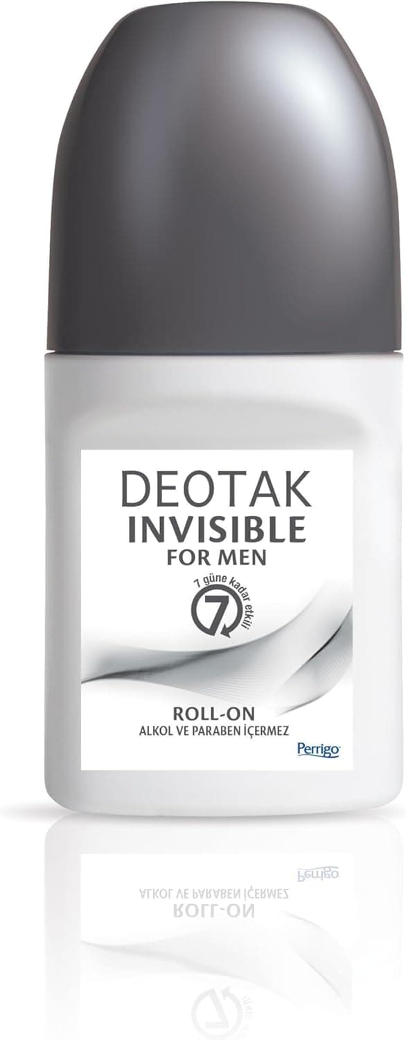 Deotak Invisible Erkek7 Güne Kadar Etkili Roll-On Deodorant 35 ml