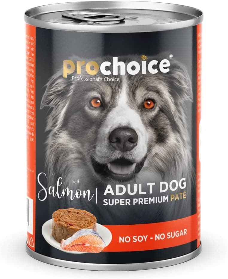 Prochoice Yetişkin Köpekler İçin, Somon Balıklı ve Pirinçli Ezme, 400 g x 12 adet