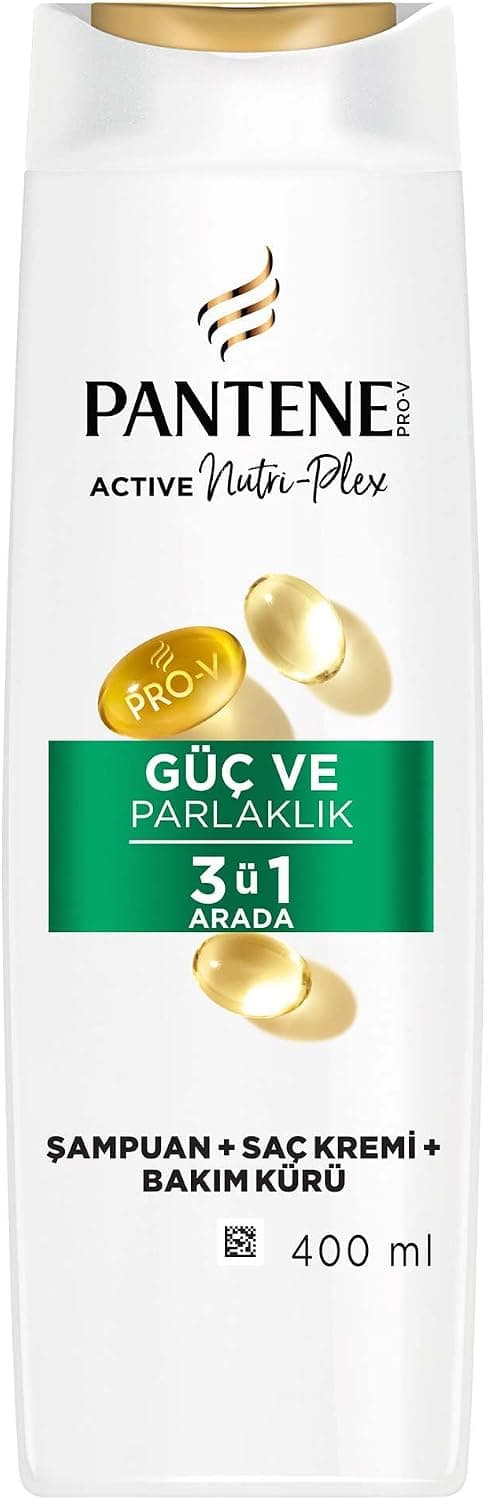 PANTENE Güç ve Parlaklık 3ü 1 Arada Şampuan 400 ml