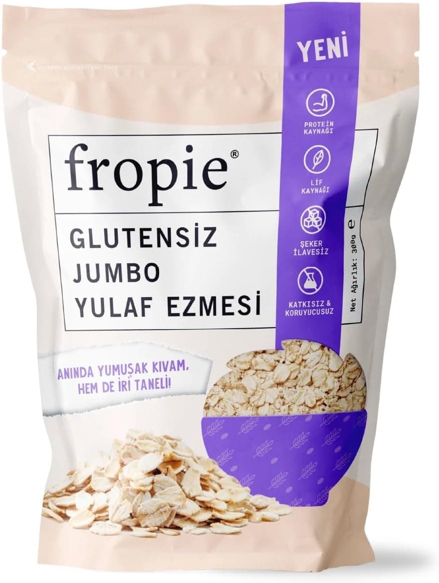Fropie Glutensiz Jumbo Yulaf Ezmesi 300 Gr