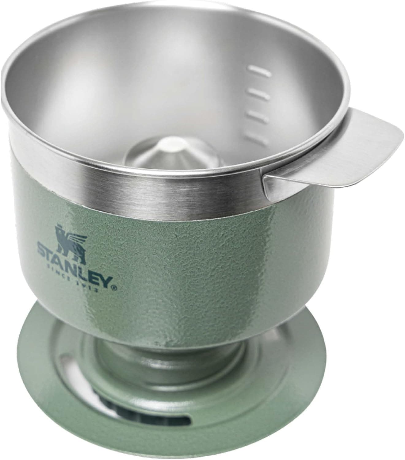 Stanley Klasik Brew Pour Over Paslanmaz Çelik Kahve Demleyici, Yeşil+STANLEY Klasik Paslanmaz Çelik Termos Bardak 0.35 lt Yeşil