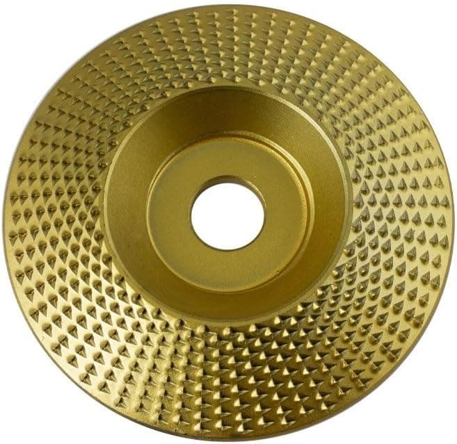 TROY 25072 Avuç Taşlamalar için Ahşap Törpü Diski, Konik, 100mm