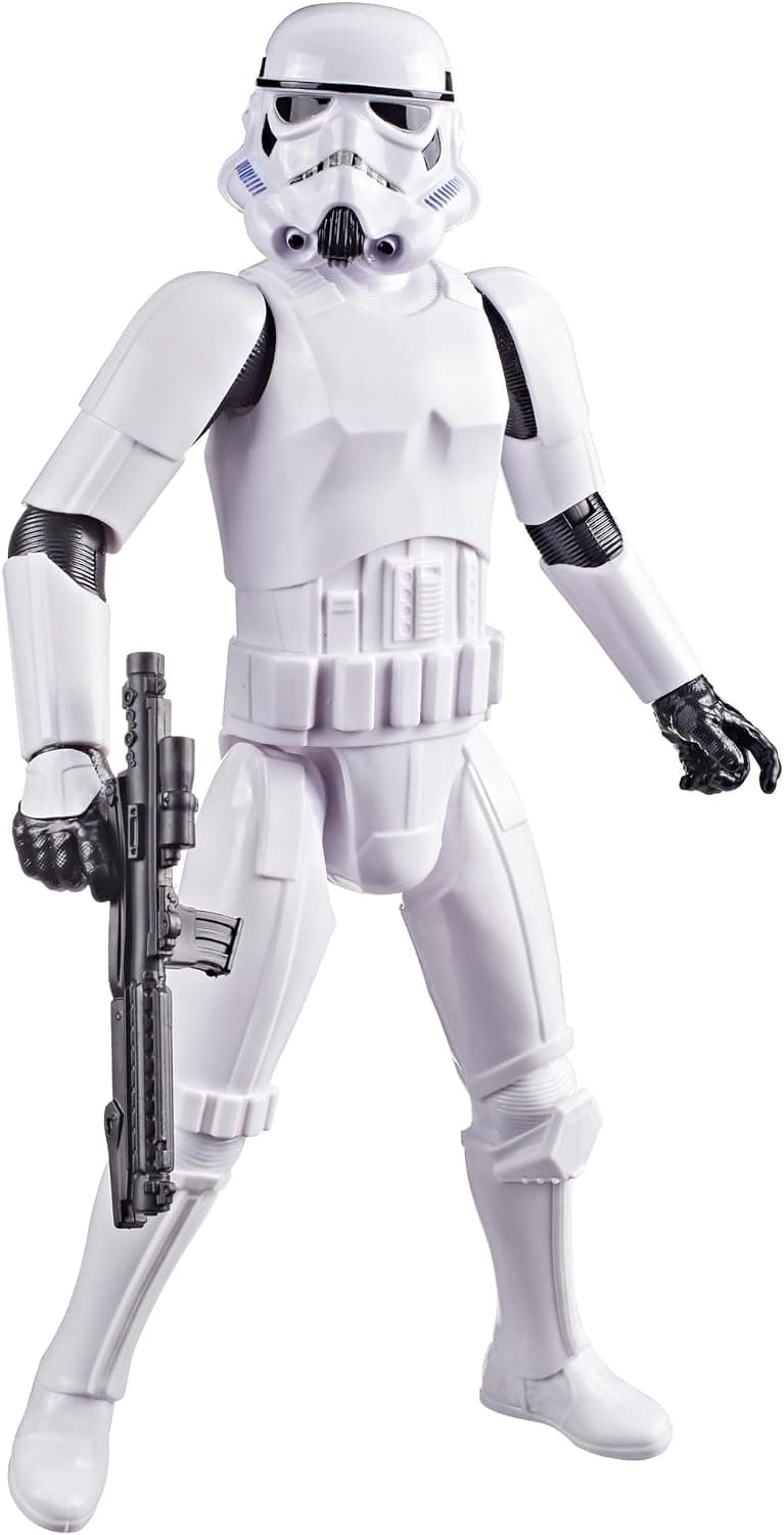 Star Wars Titan Serisi Stormtrooper, 30 cmlik Aksiyon Figürü ve Aksesuar, 4 Yaş ve Üzeri Kız ve Erkek Çocuklar İçin Oyuncaklar