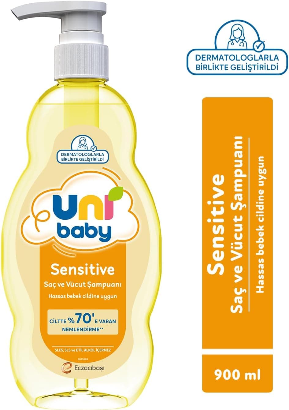Uni Baby Şampuan Sensitive 900 ml