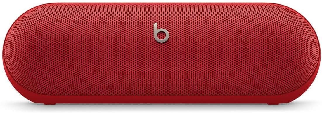 Beats Pill - Kablosuz Bluetooth Hoparlör ve Taşınabilir Şarj Aleti (USB-C Kablo ile) - 24 Saate Ulaşan Pil Ömrü, IP67 Derecesinde Suya Dayanıklı, Apple ve Android Uyumlu, Dahili Mik - Derin Kırmızı