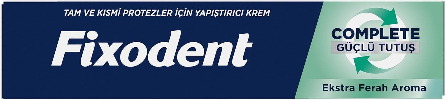 Fixodent Complete Ekstra Ferah Diş Protezi Yapıştırıcı Krem 47 g