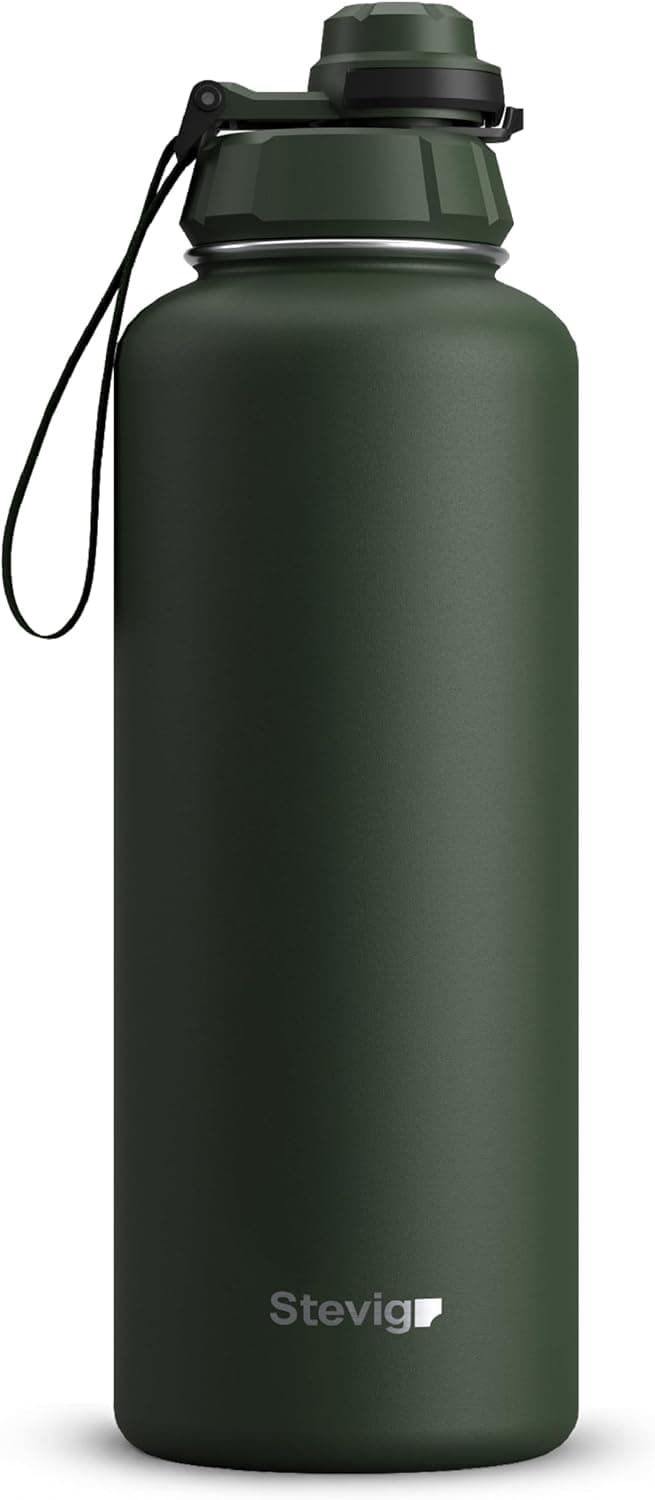 Stevig 1 Hand Leak-Proof Sızdırmaz Çelik Termos 1500 Mililitre Green ST-252