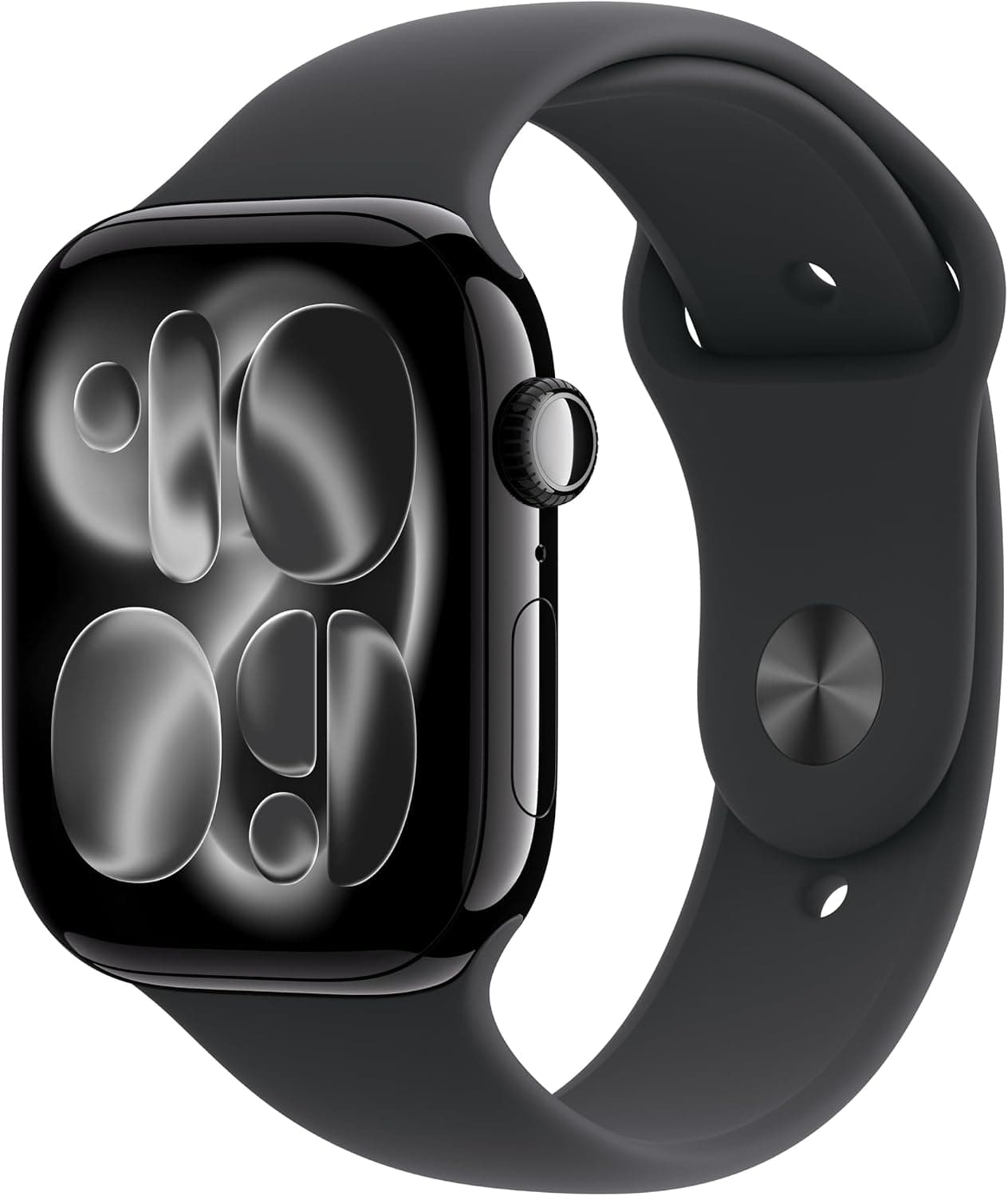 Apple Watch Series 11 GPS + Cellular 46 mm Simsiyah Alüminyum Kasa Akıllı Saat ve Siyah Spor Kordon - M/L. Uyku Skoru, Fitness Takibi, Sağlık İzleme, Hep Açık Ekran