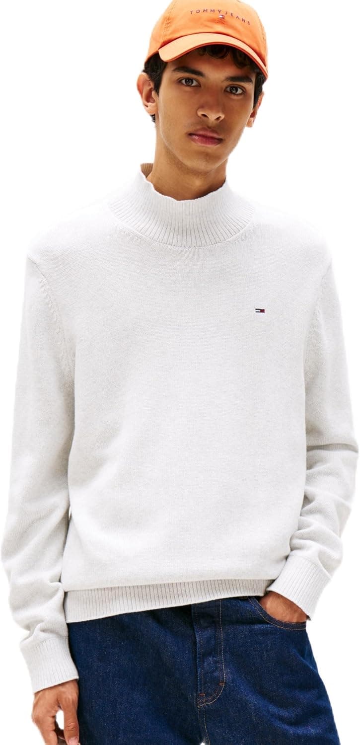 Tommy Hilfiger TJM SLIM ESS ROLL NCK SWEAT Kazak Erkek