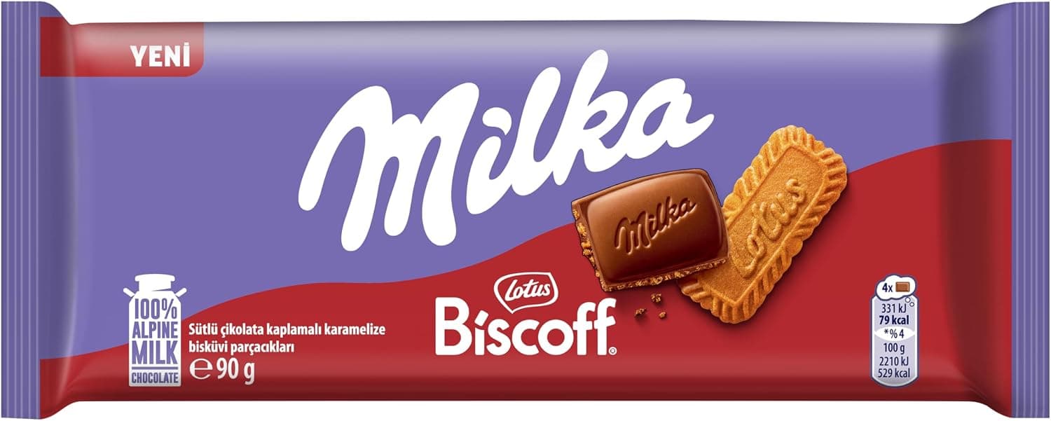 Milka Biscoff Tablet Çikolata 90g