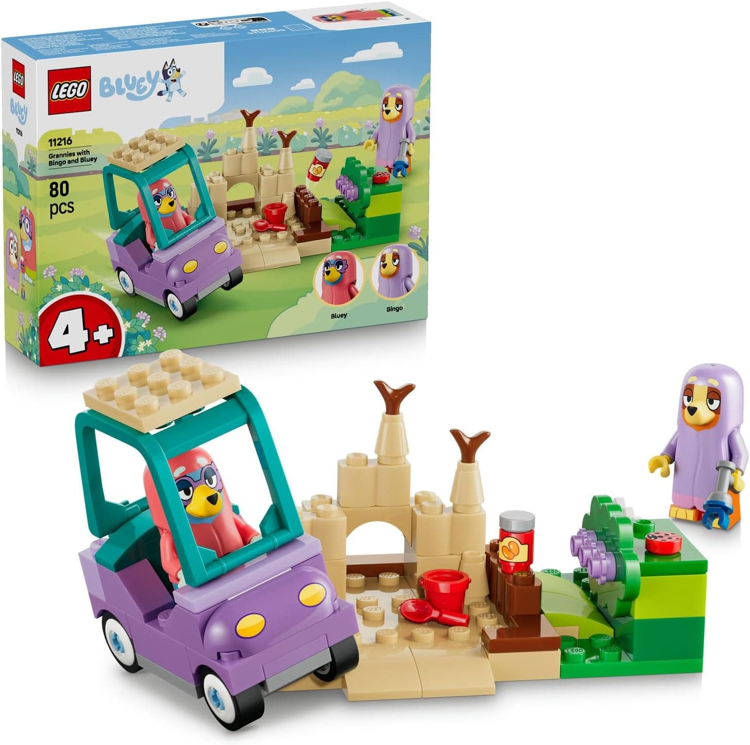 LEGO Bluey Büyükanneler ile Bingo ve Bluey 11216