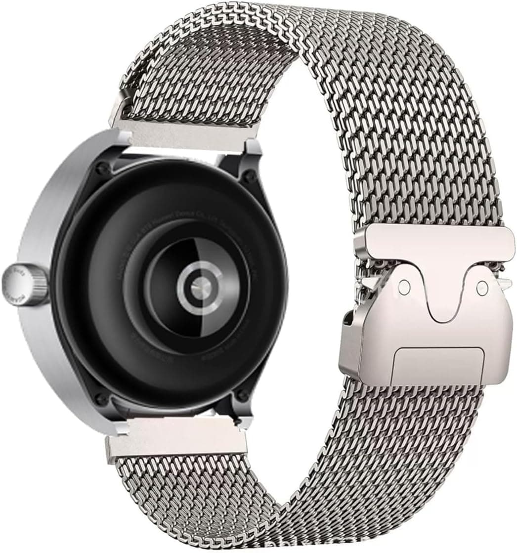 CONSTRAIN - Samsung ile uyumlu Galaxy Watch 3 45mm/46mm 22mm Kordon Gerçek Titanyum Hasır Metal Band 100