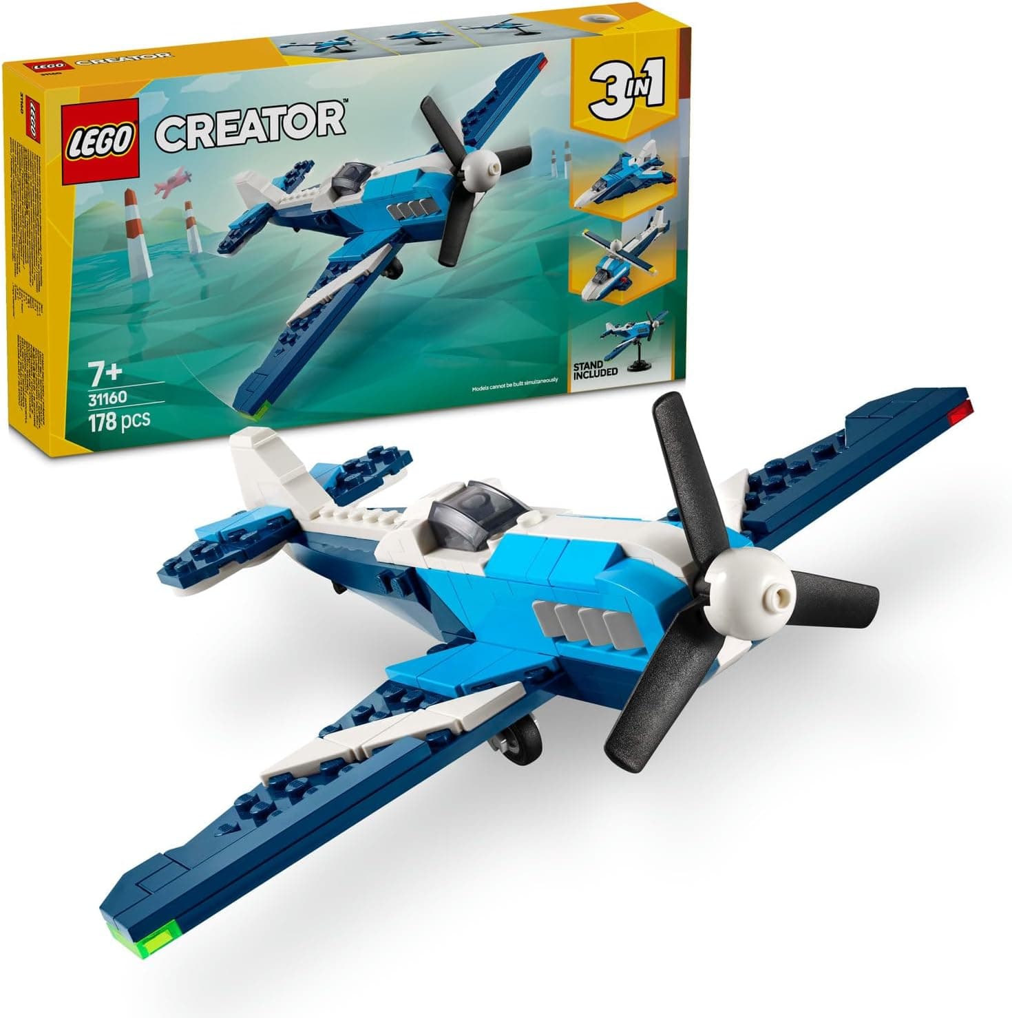 LEGO Creator 3’ü 1 Arada Uçak: Yarış Uçağı 31160