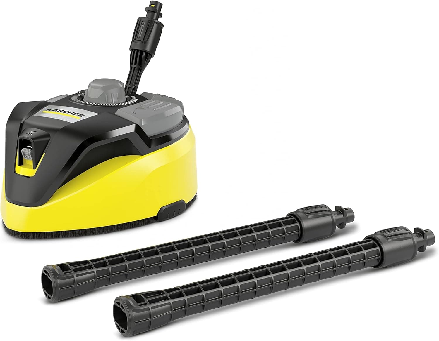 Karcher T-Racer T 7 Plus Yüzey Temizleyici (Su Sıçramasına Karşı Koruma, Büyük Yüzeyler için, Iki Düz Püskürtme Başlığı, Dikey Çalışma için Sap, Güç Başlığı, Yıkama Başlığı)