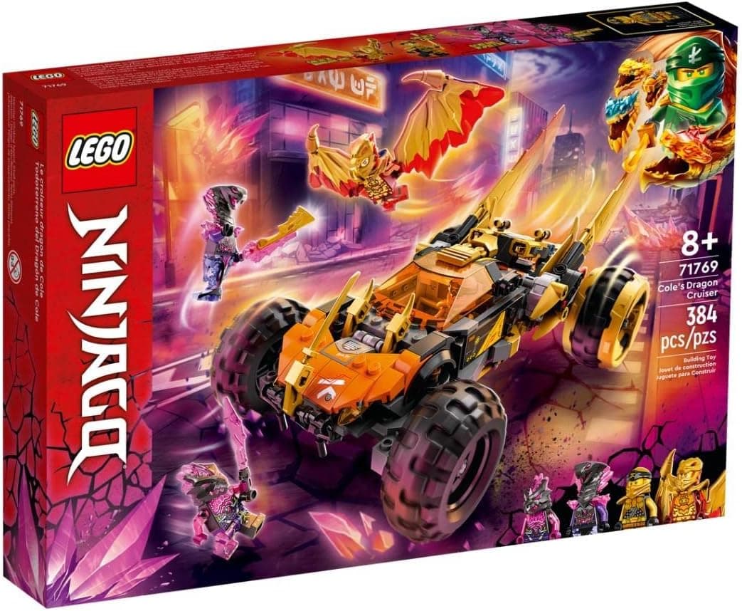 LEGO® NINJAGO® Coleun Ejderha Jipi 71769-8 Yaş ve Üzeri için bir Ninja Arabası İçeren Oyuncak Yapım Seti (384 Parça)