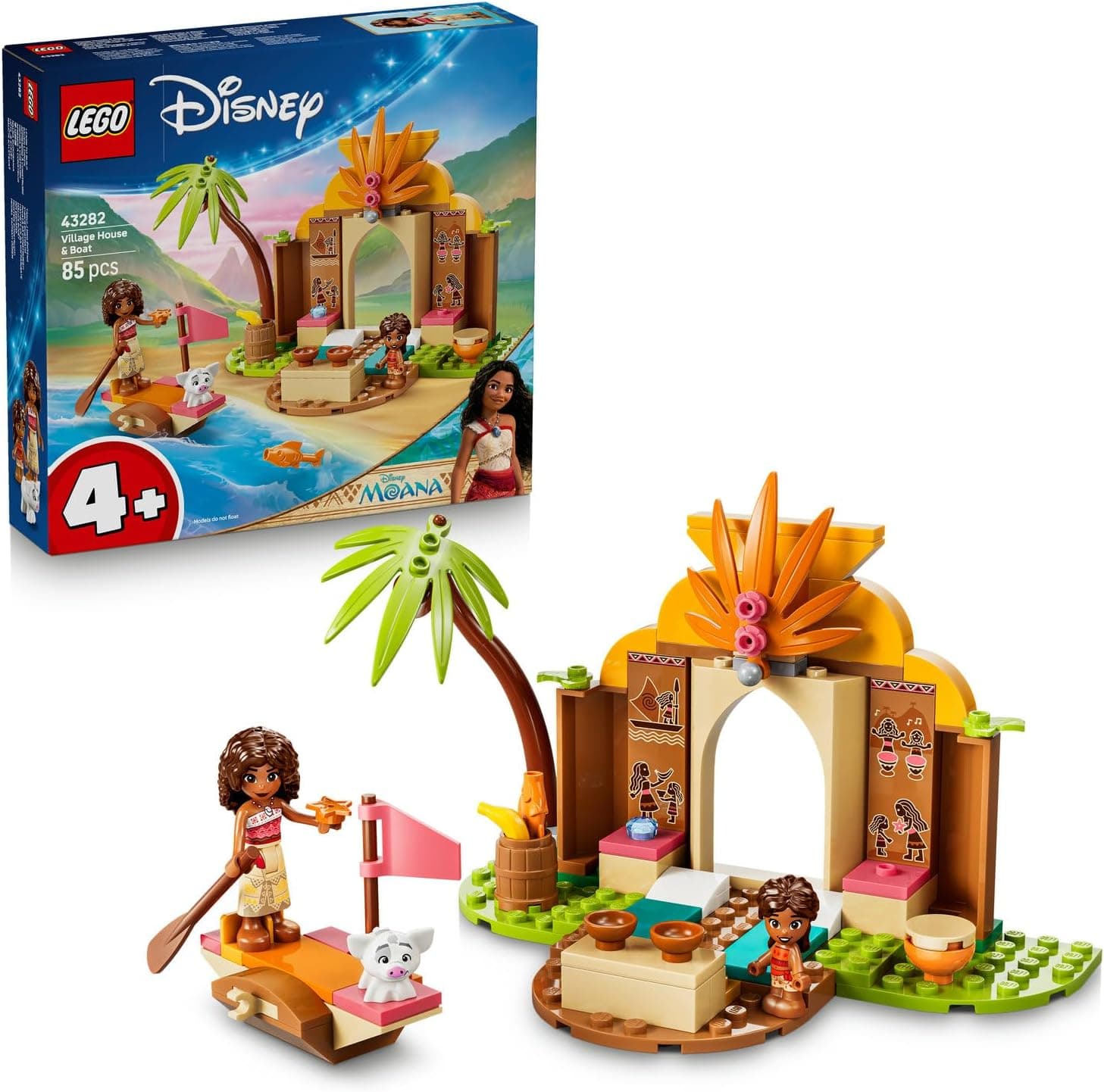 LEGO Disney Moana Köy Evi ve Tekne 43282