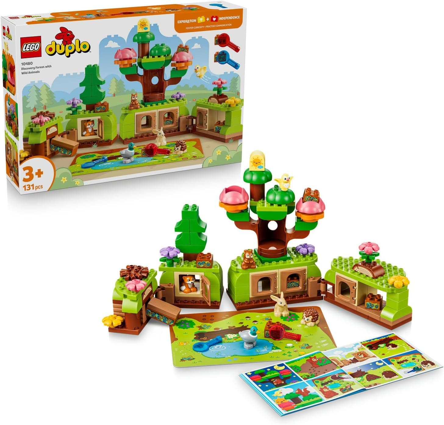 LEGO DUPLO Vahşi Hayvanlarla Keşif Ormanı 10480