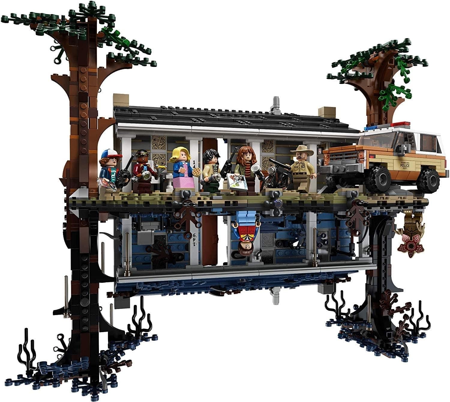 LEGO 75810 â € žStranger şeyler - başka pageA € œ, Wills Evi ve 8 minifigures ile kiti
