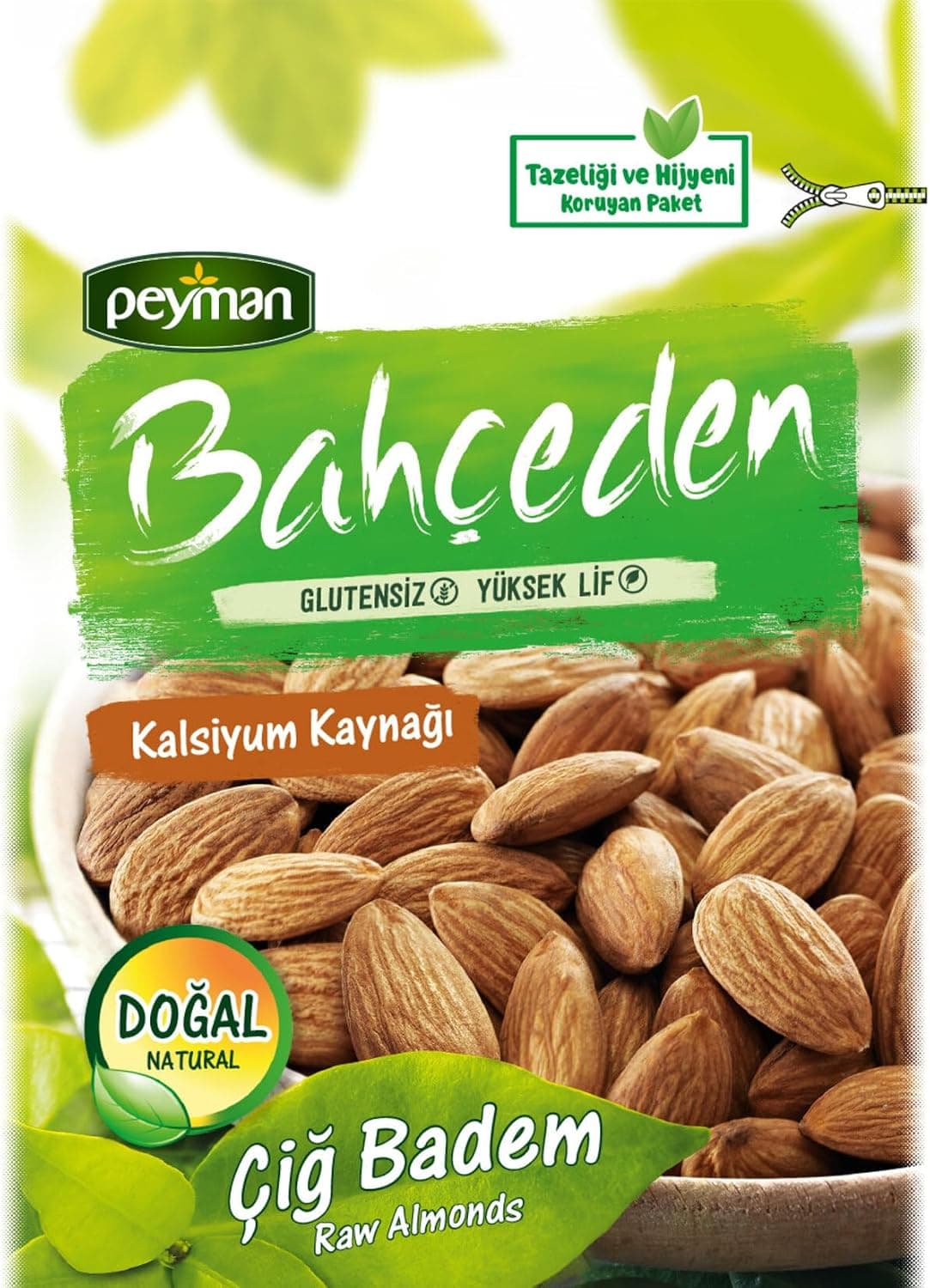 Peyman Bahçeden Çiğ Badem 140 g
