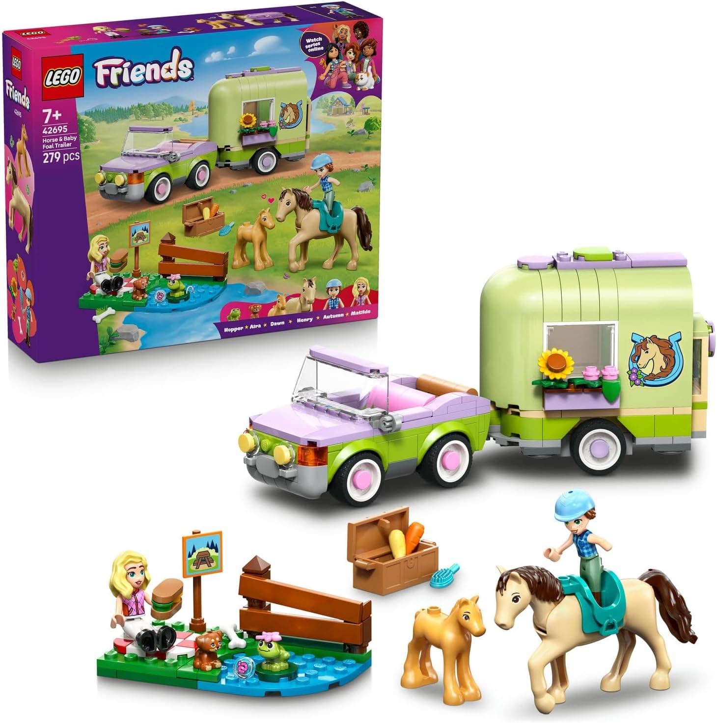 LEGO Friends At ve Tay Römorku 42695