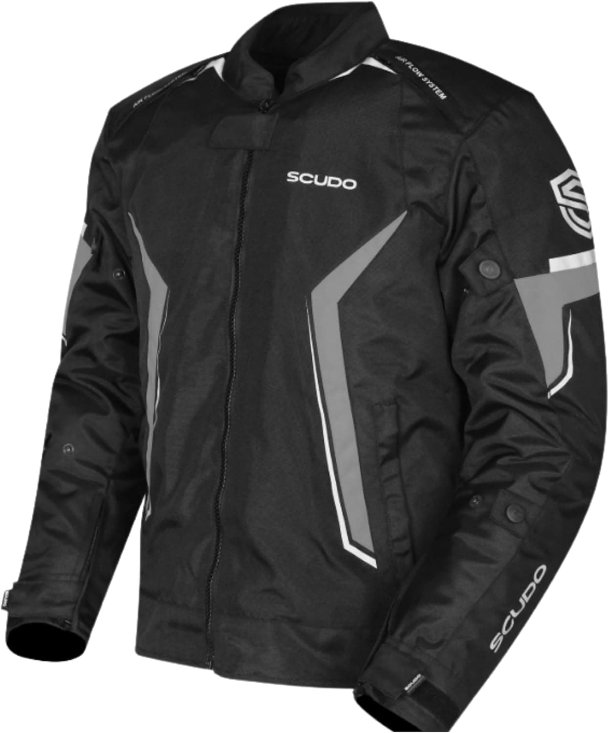 Scudo Roma Gri Erkek Motosiklet Ceketi M