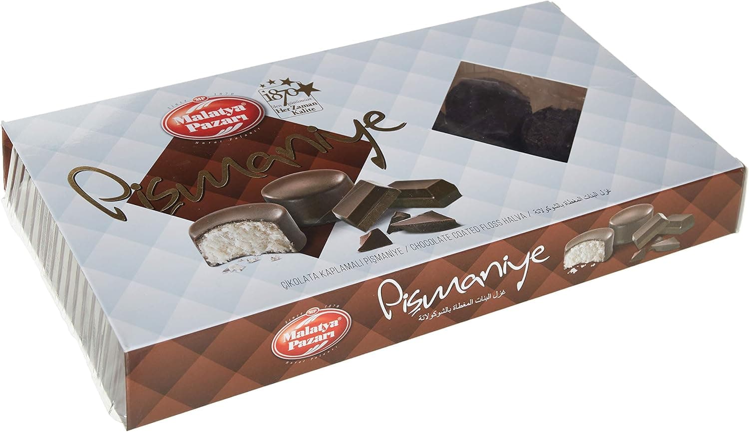 Malatya Pazarı Pişmaniye Çikolata Kaplamalı 200 gr