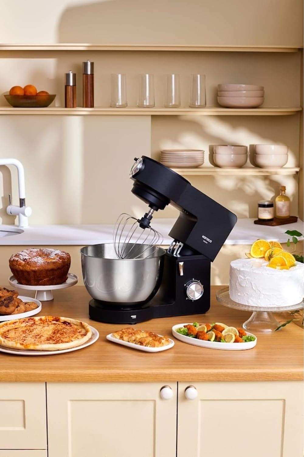 KARACA Multichef Ultra 2000W 7 Litre Stand Mikser Mutfak Şefi Black (Kıyma Çekme/Sucuk-Sosis/İçli Kö
