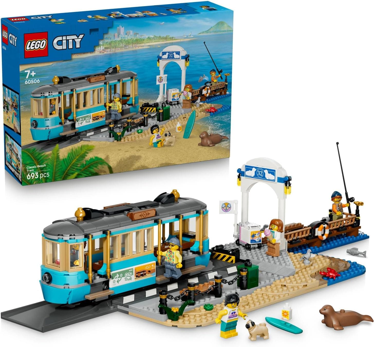 LEGO City Klasik Plaj Tramvayı 60506