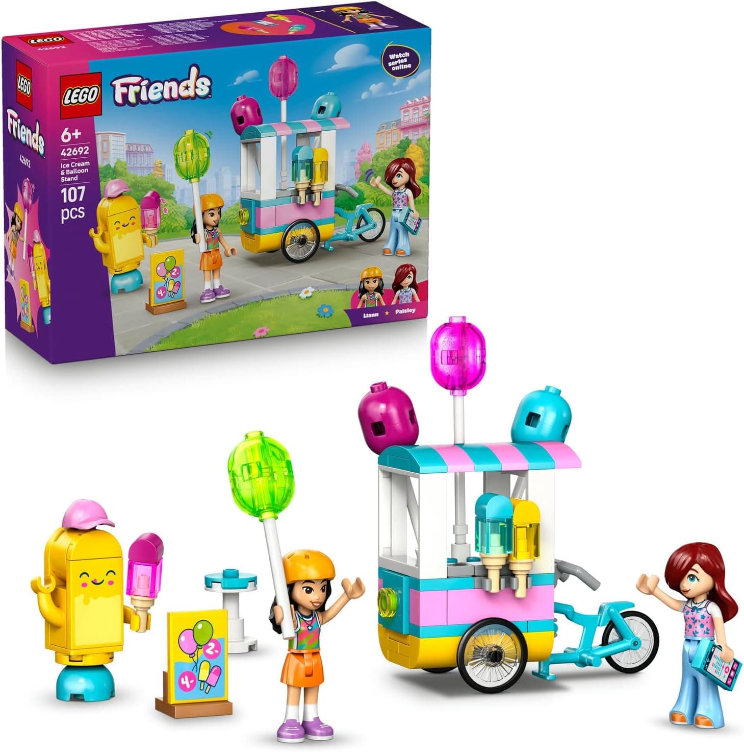 LEGO Friends Dondurma ve Balon Standı 42692