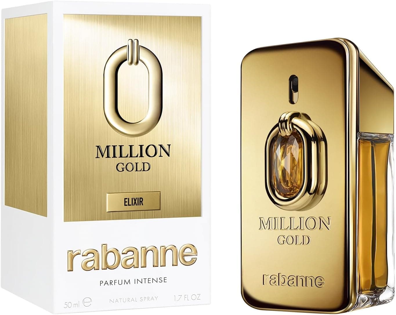 RABANNE Million Gold Elixir Erkek Parfüm EDP 50 ML, 3349668644957