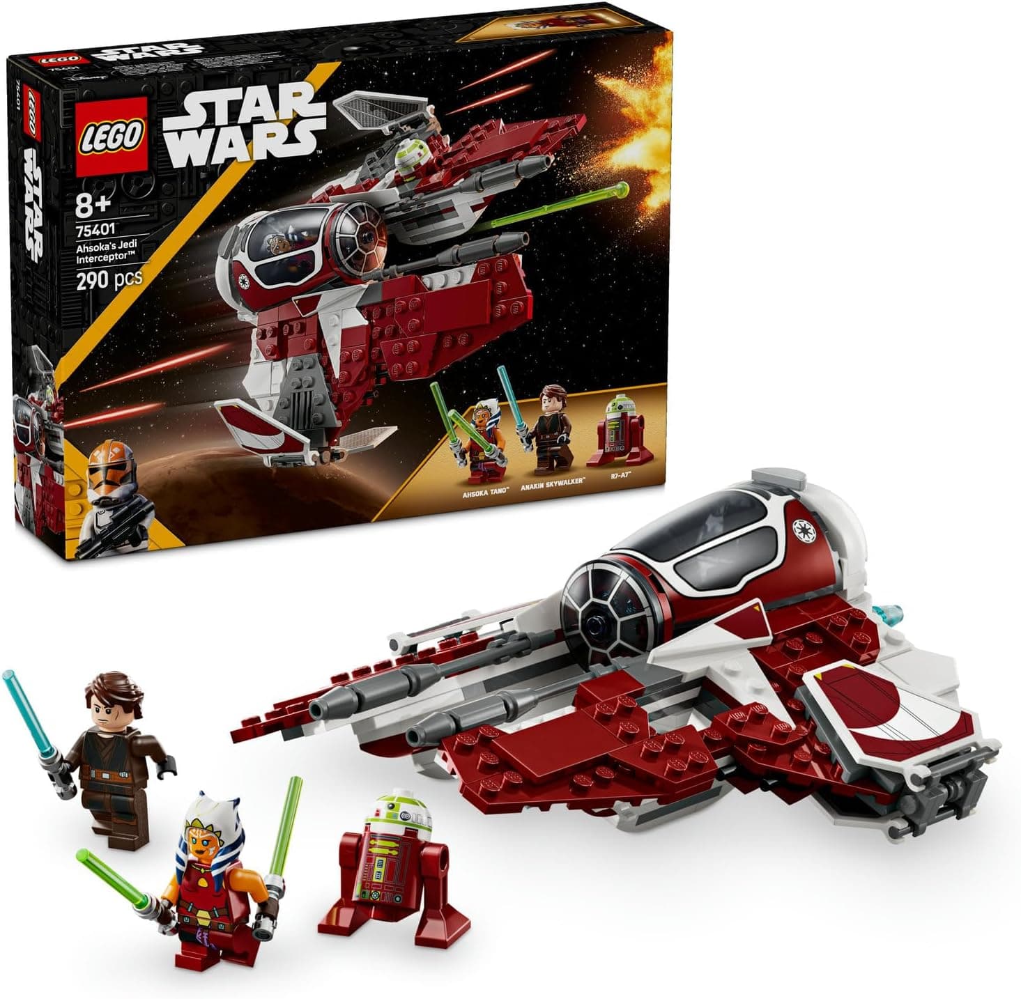 LEGO Star Wars: Klon Savaşları Ahsoka’nın Jedi Interceptor’ı 75401