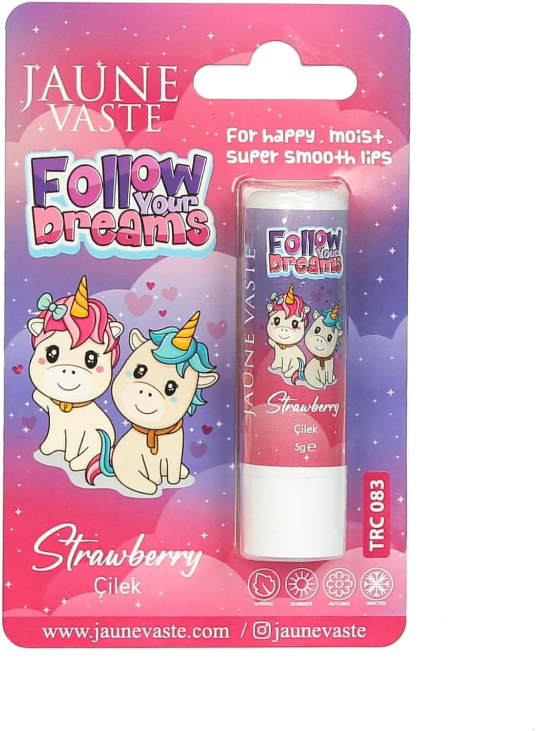 Kıds Unicorn (Çilek) Lip Balm 5gr