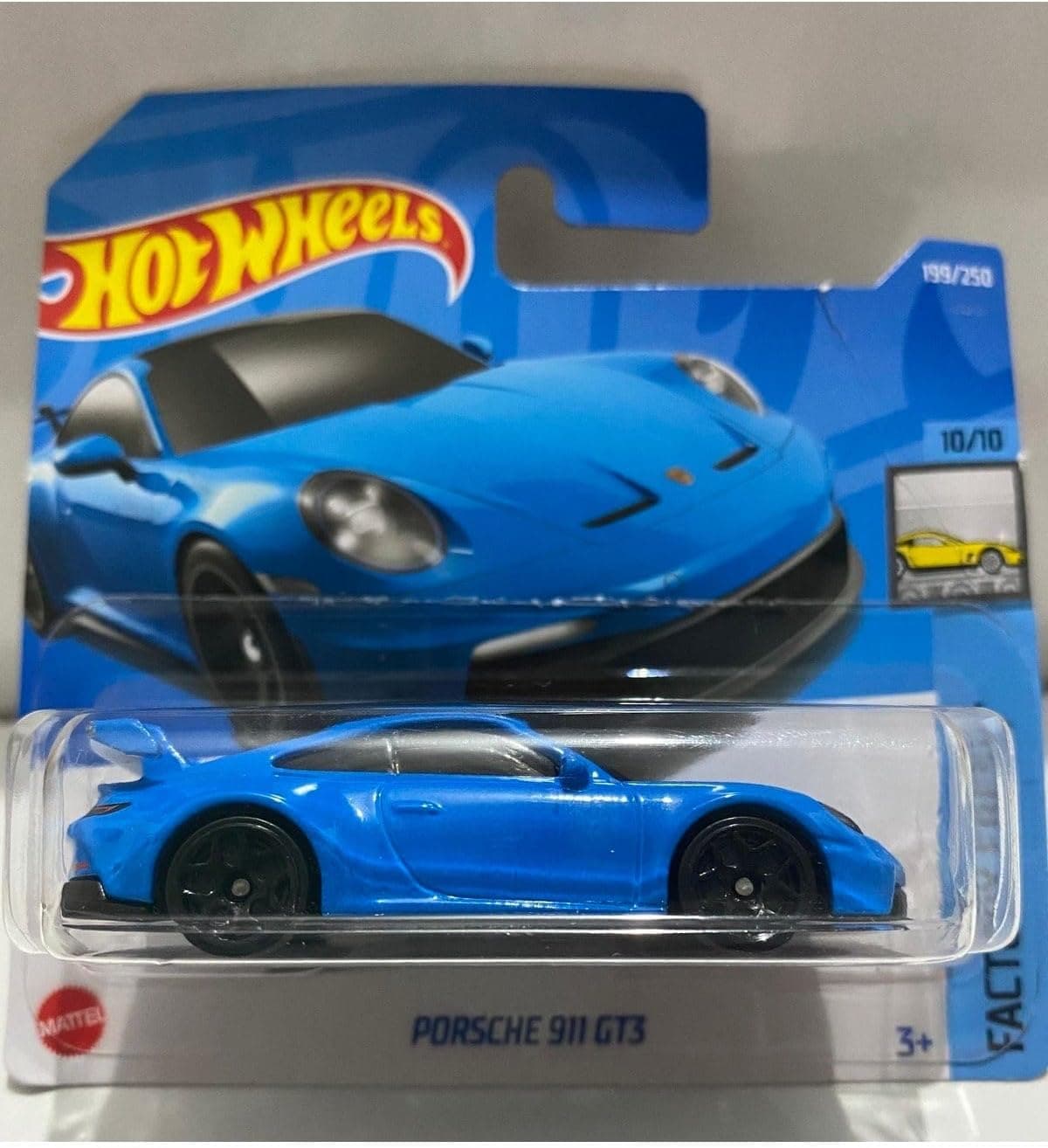 HOT WHEELS Porsche 911 Gt3 (mavi), Oyuncak Araba