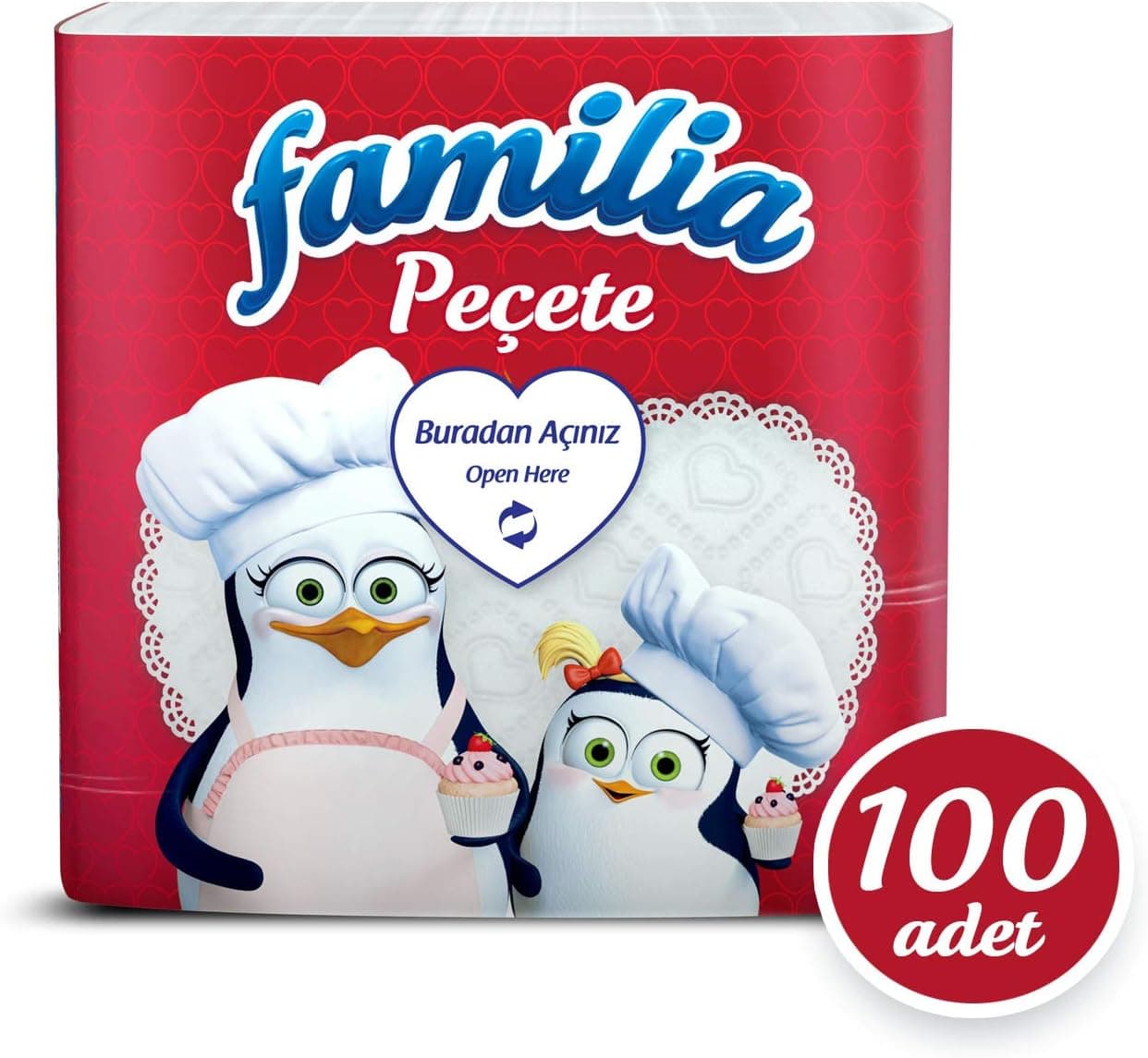 Familia Peçete 100lü (1 x 100 Adet)