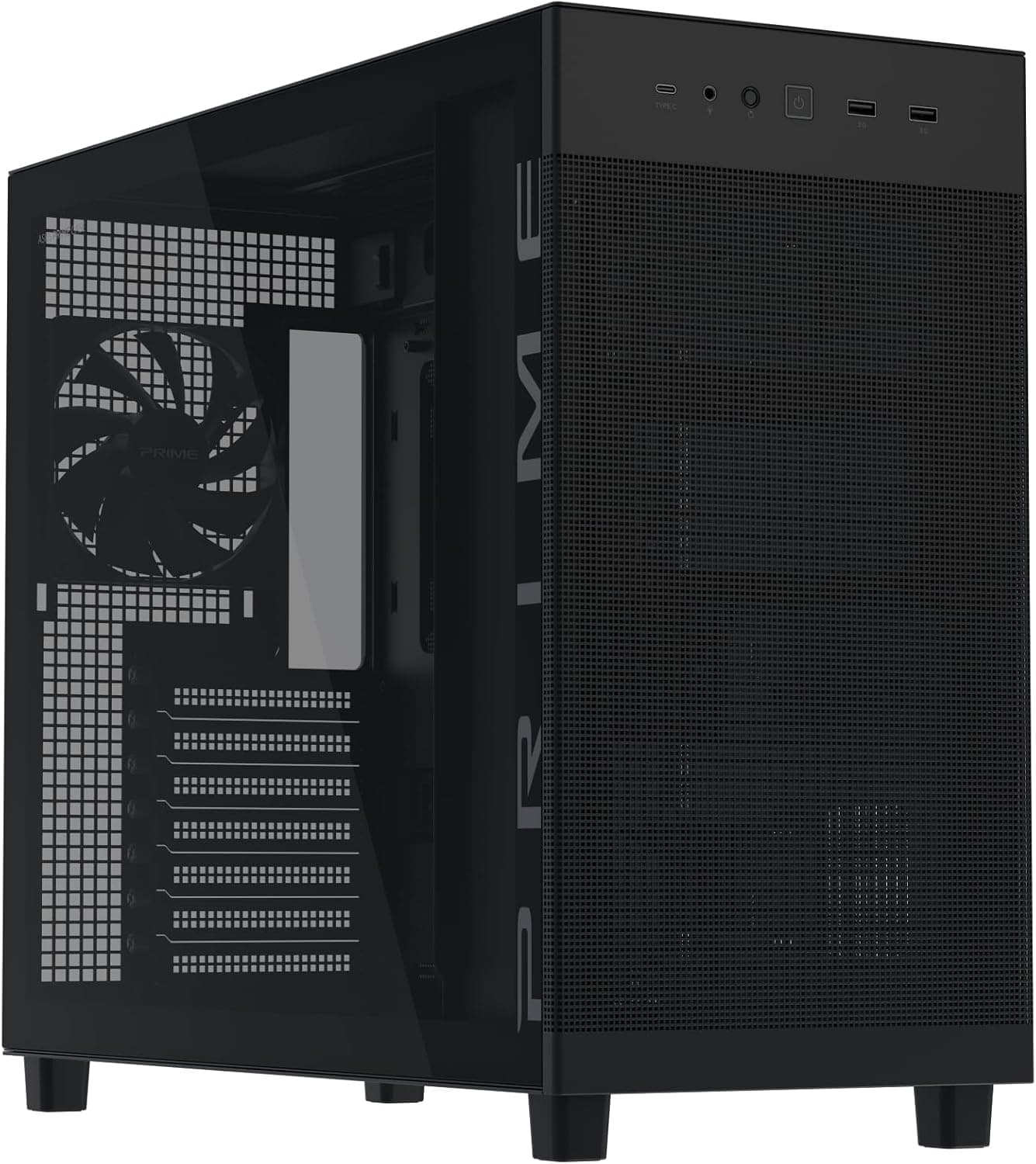ASUS PRIME AP303 TG Siyah ATX Bilgisayar Kasası