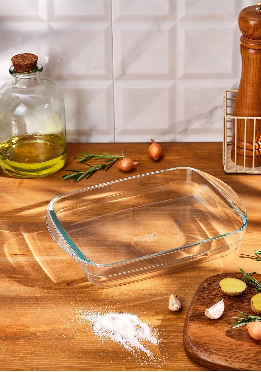 Emsan Classic Borosilikat Fırın Kabı 2.6 Litre