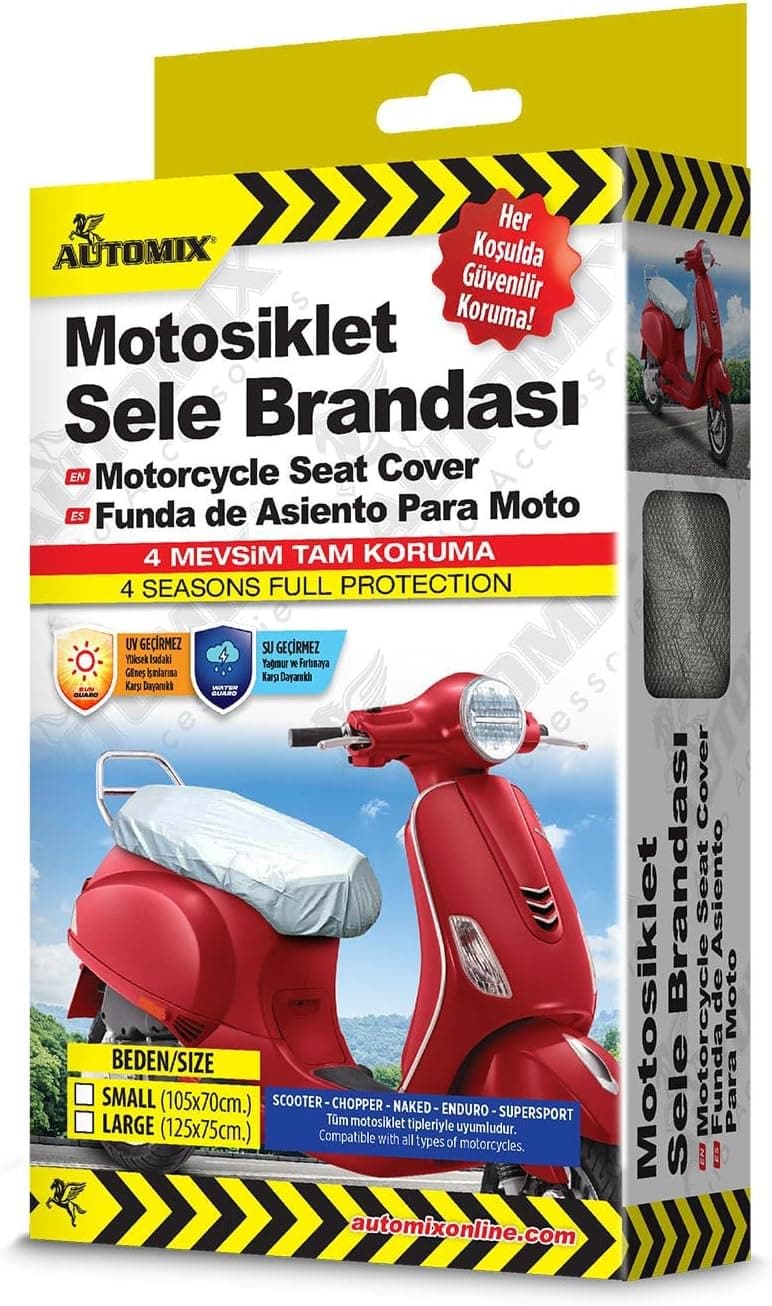 Automix 4 Mevsim Motosiklet Örtüsü Large | Her Hava Koşuluna Uyumlu Koruyucu Kılıf