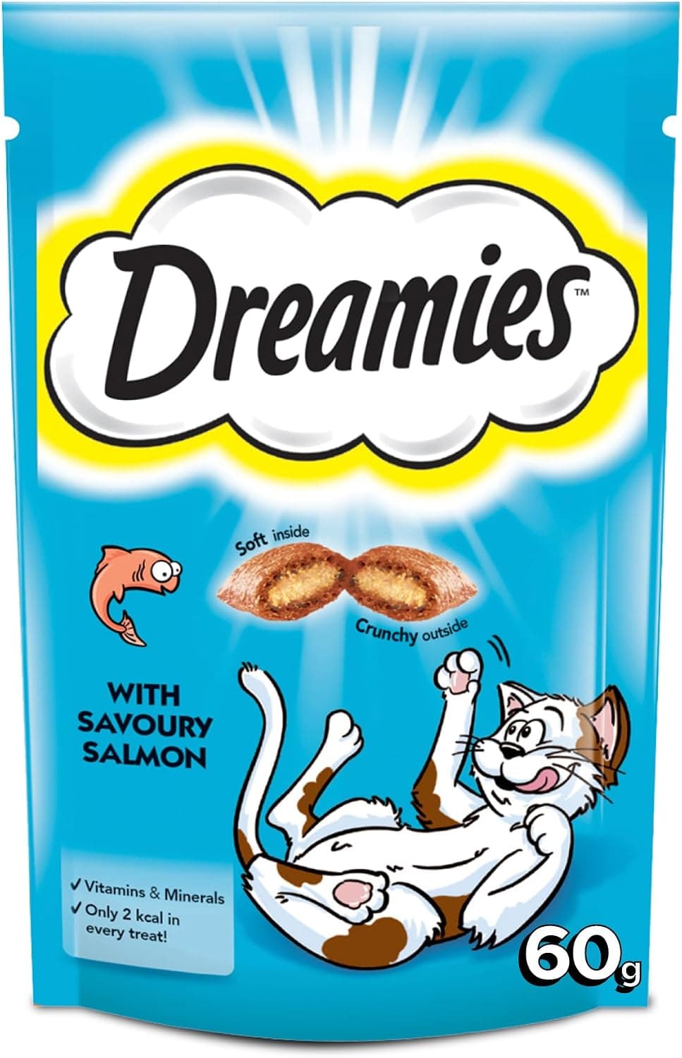 Dreamies Kedi Ödül Maması, Somonlu, 60 G
