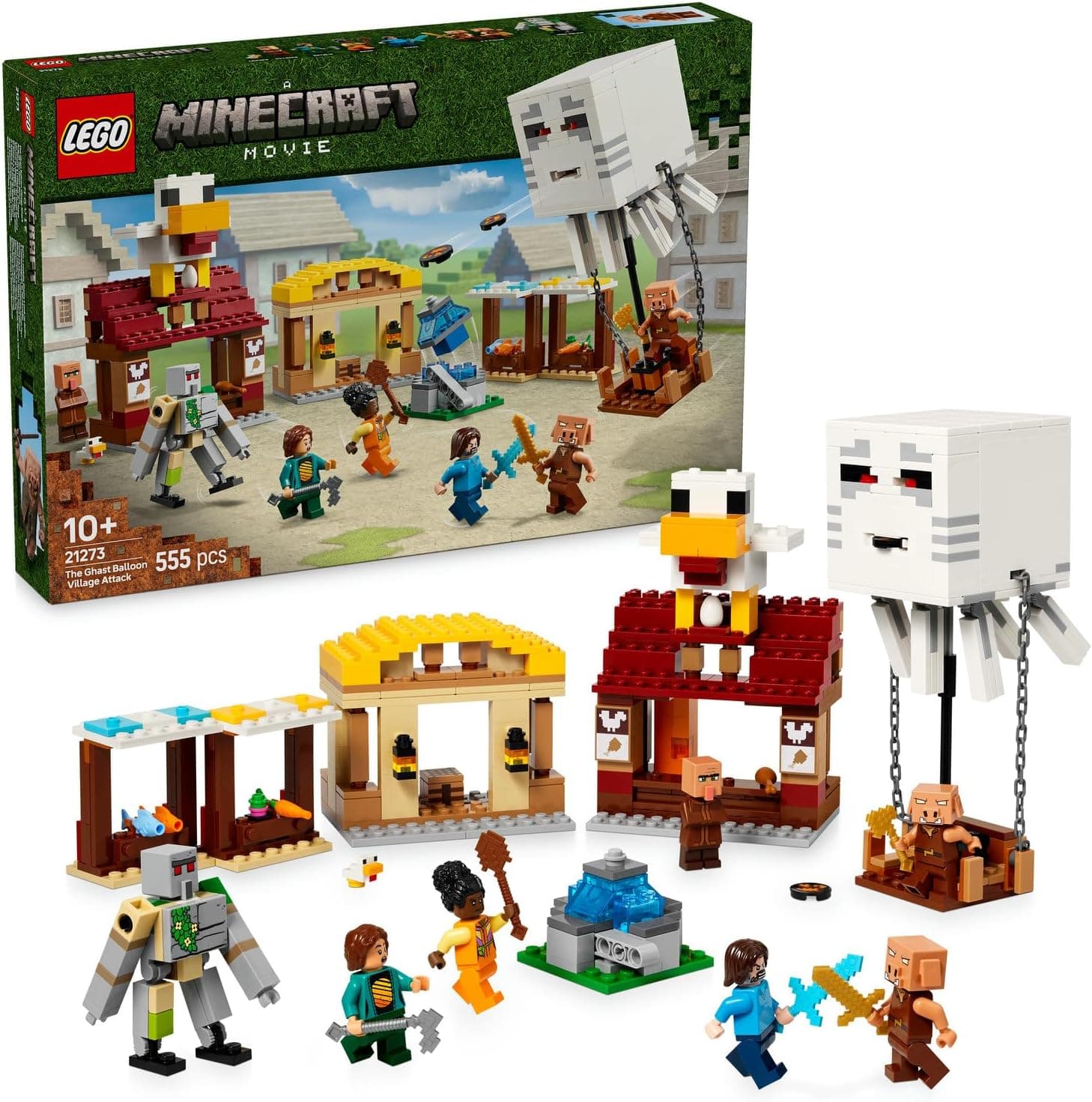 LEGO Minecraft Hortlak Balon Köy Saldırısı 21273