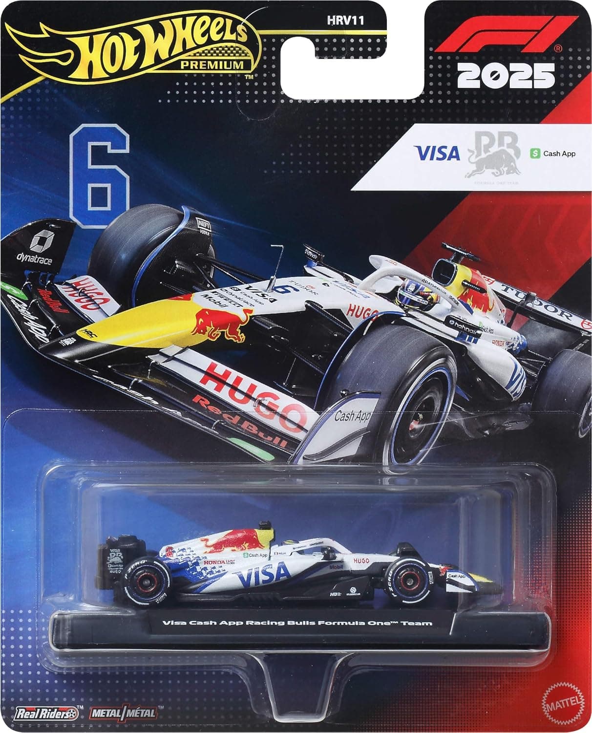 Hot Wheels F1 Racing Bulls Hadjar 1:64 ölçekli, JKD91